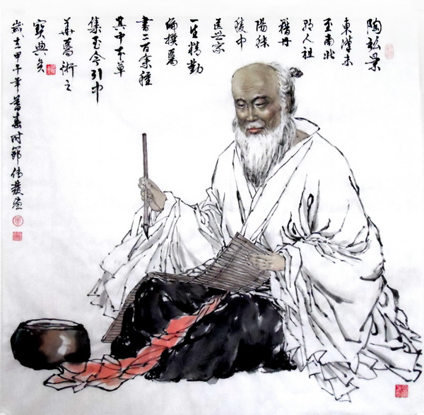 陶弘景（70X70cm）