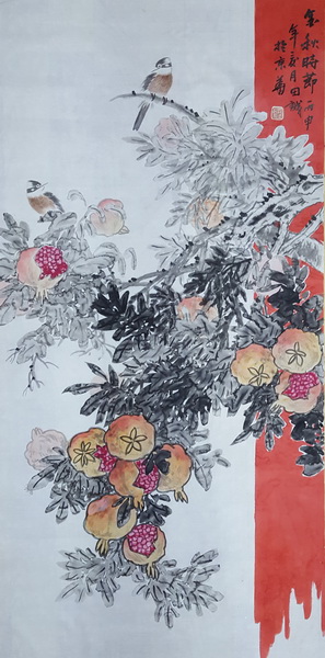 田诚《金秋时节》4尺