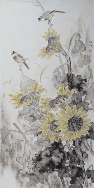 田诚《向阳花》4尺