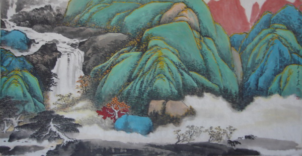 向士平《源远流长》68×136