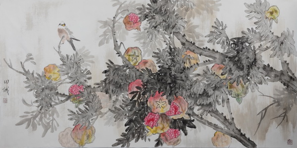 田诚《秋实》4尺